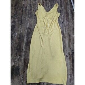 Slip Maternity Midi Dress - Isabel Maternity by Ingrid & lsabel Yellow Size S